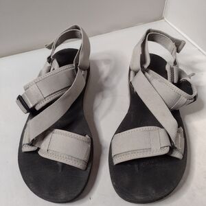 Merrell Mens Alpine Strap Sandals 9 Gray Hiking Trail Shoes Outdoor Water A5